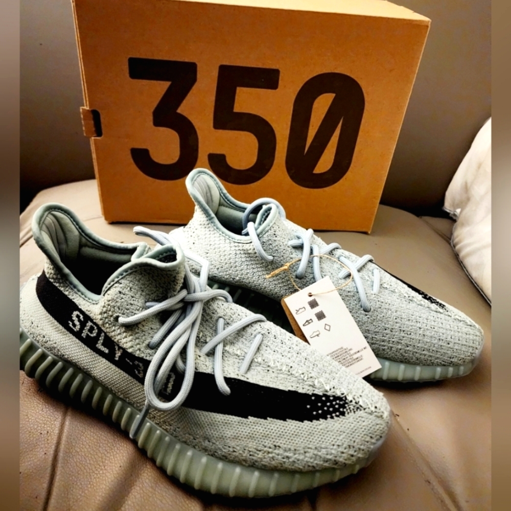 Men's Adidas Yeezy Boost 350 V2 SALT, Sz 8.5, New In Box - Picture 1 of 14